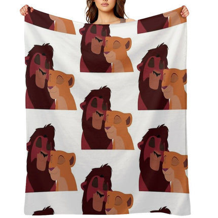 Kovu And Kiara Throw Blanket
