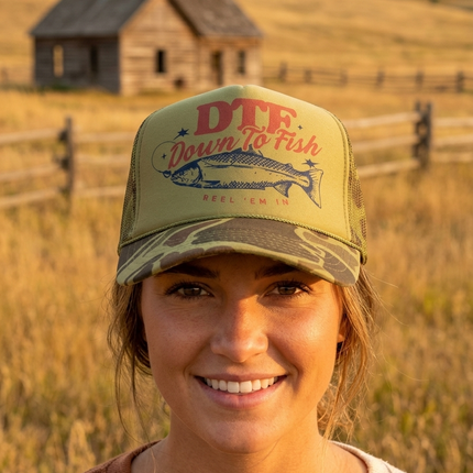 Down To Fish Trucker Hat