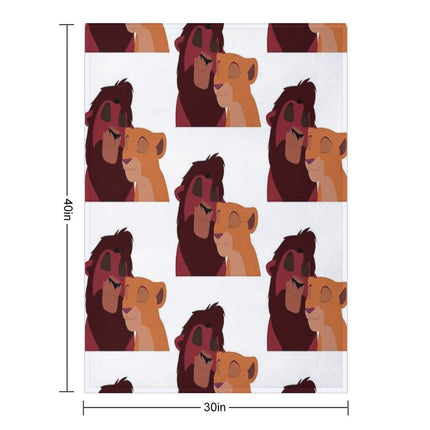 Kovu And Kiara Throw Blanket