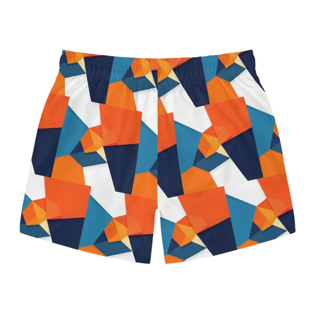 Ocean State Styles Swim Trunks Geometric Patterned QuickDry