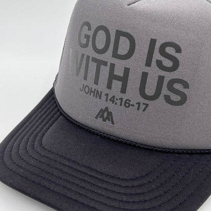 God is With Us Foam Trucker - Charcoal