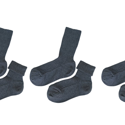 tittimitti® 100% Organic Cotton Kid's Socks (3-Pack) – Made in Italy, Unisex, Soft & Breathable for Boys & Girls.
