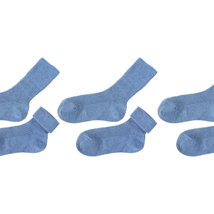 tittimitti® 100% Organic Cotton Kid's Socks (3-Pack) – Made in Italy, Unisex, Soft & Breathable for Boys & Girls.