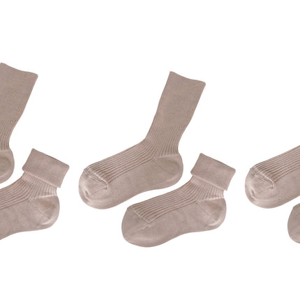 tittimitti® 100% Organic Cotton Kid's Socks (3-Pack) – Made in Italy, Unisex, Soft & Breathable for Boys & Girls.