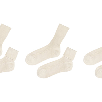 tittimitti® 100% Organic Cotton Kid's Socks (3-Pack) – Made in Italy, Unisex, Soft & Breathable for Boys & Girls.