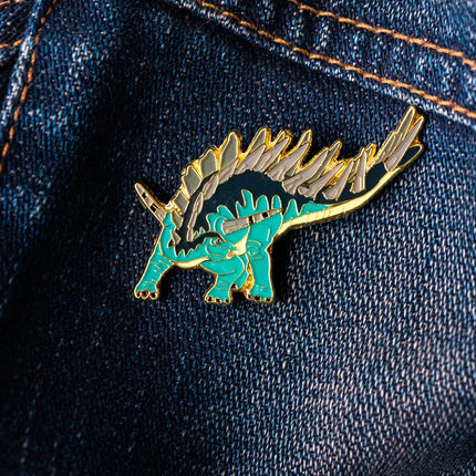 Kentrosaurus Enamel Pin (Kentrosaurus aethiopicus)