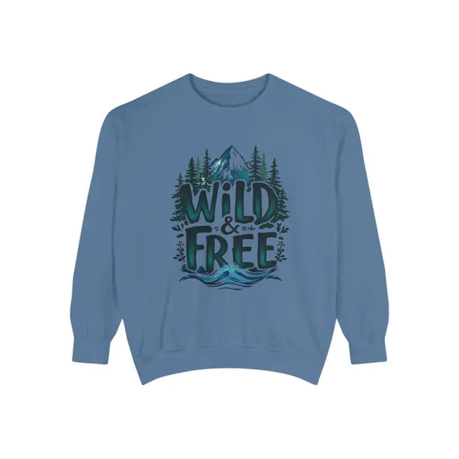 Ocean State Styles Sweatshirt Wild And Free Graphic