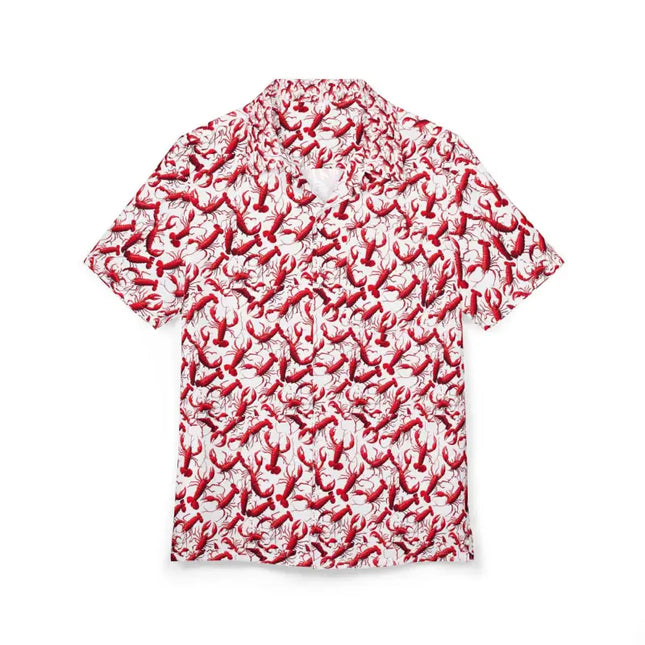 Ocean State Styles SeaBreeze Lobster Print Hawaiian Shirt