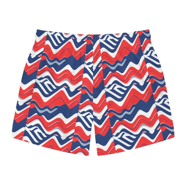 Ocean State Styles Swim Trunks Patterned With Drawstring