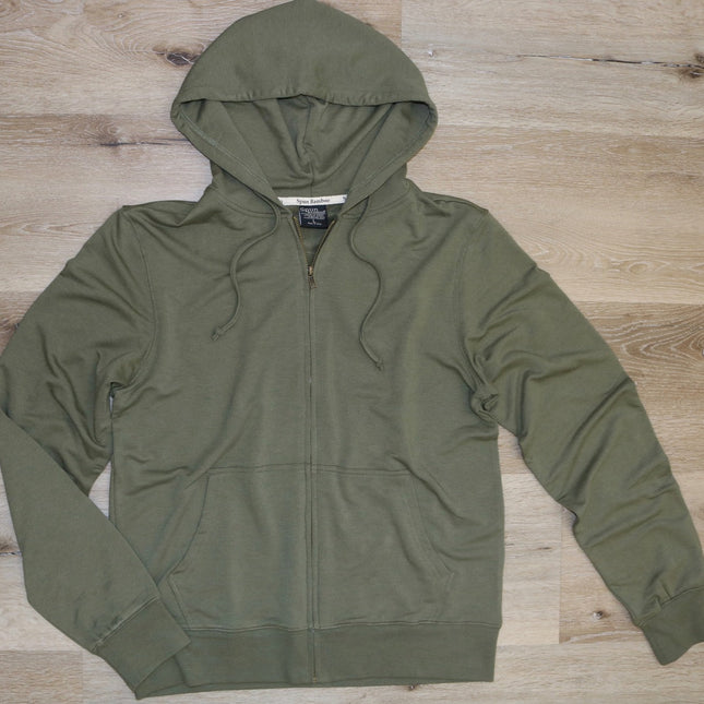 Men's Eco-Smart Full-Zip Bamboo Viscose Hoodie