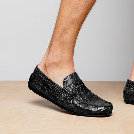 MONZA Crocodile Driver, Black