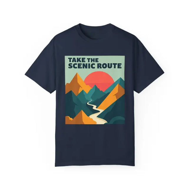 Ocean State Styles T Shirt Mountain Graphic Unisex Dye