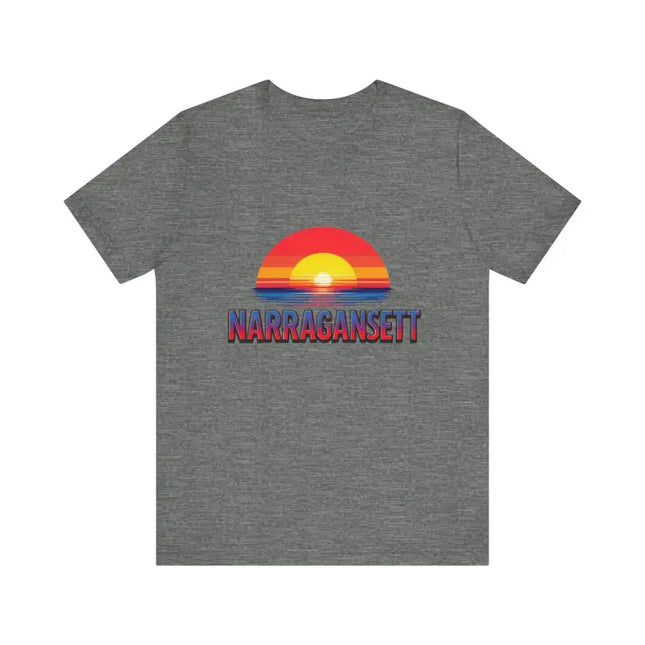 Ocean State Styles T Shirt Narragansett Sunset Beach Lovers