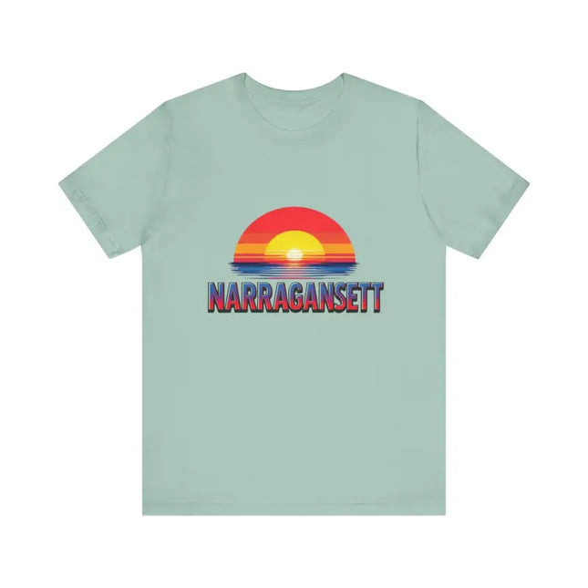 Ocean State Styles T Shirt Narragansett Sunset Beach Lovers