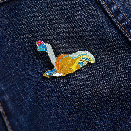 Oviraptor Enamel Pin (Oviraptor philoceratops)