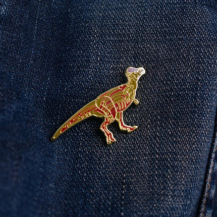 Pachycephalosaurus Enamel Pin (Pachycephalosaurus wyomingensis)