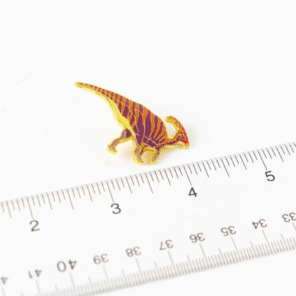 Parasaurolophus Enamel Pin (Parasaurolophus walkeri)