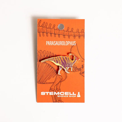 Parasaurolophus Enamel Pin (Parasaurolophus walkeri)