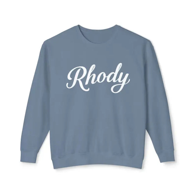 Ocean State Styles Sweater Rhody Script Lightweight
