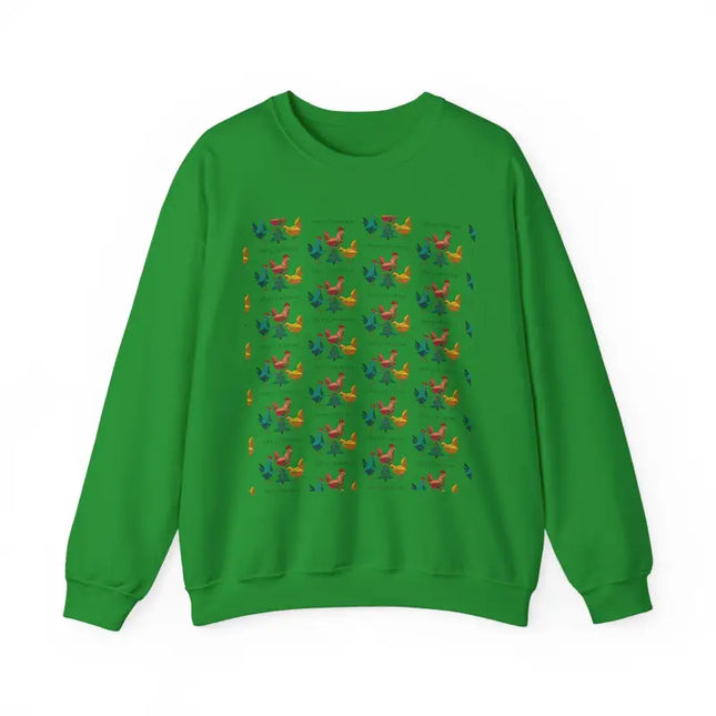 Ocean State Styles Sweatshirt Ugly Christmas Chicken Witch