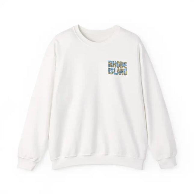 Ocean State Styles Sweatshirt Rhode Island Nautical Map