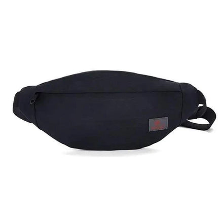 Simple Style Fanny Pack for Running Cycling Workout Men Women Waist Pouch Bag Black Classic  Women Belt Bag Pouch For Money Phone Black Bum Hip Bag
