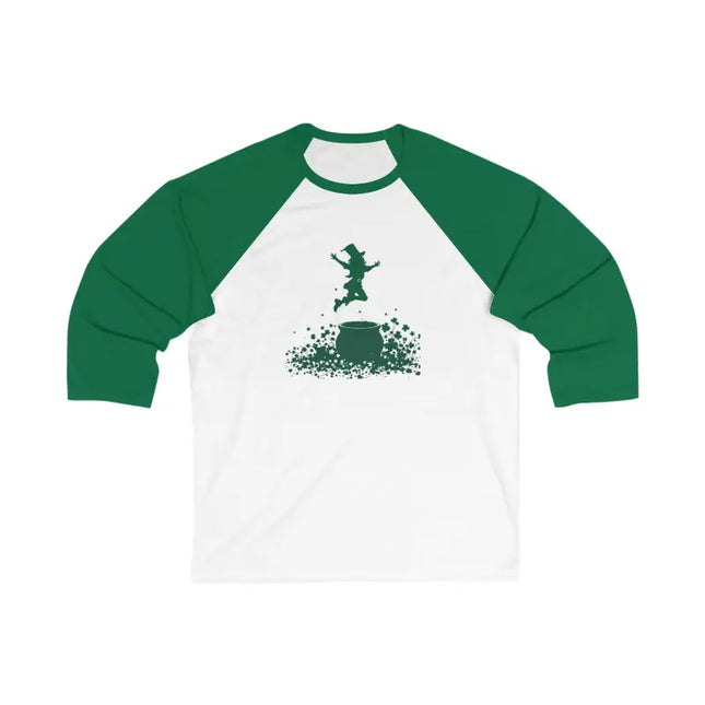 Ocean State Styles St Patricks Day Baseball Tee Leprechaun