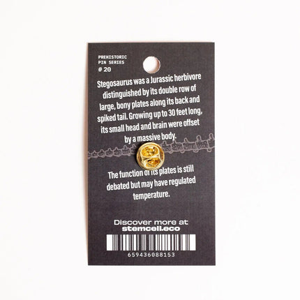 Stegosaurus Enamel Pin (Stegosaurus stenops)