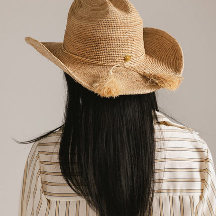 Ames Packable Straw Cowboy Hat
