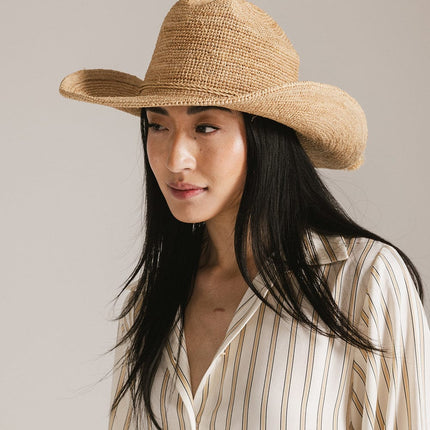 Ames Packable Straw Cowboy Hat