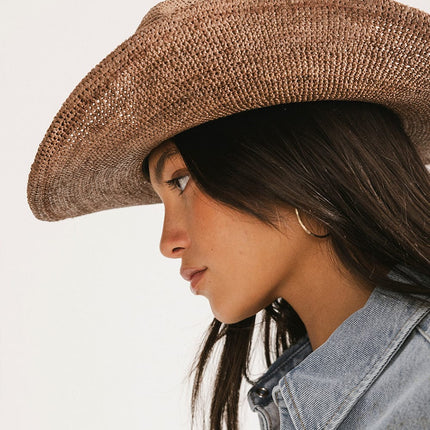 Ames Packable Straw Cowboy Hat