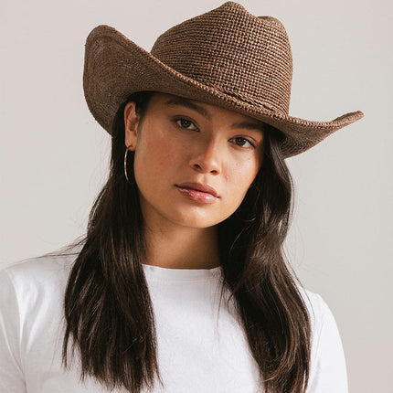 Ames Packable Straw Cowboy Hat