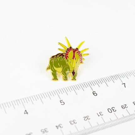 Styracosaurus Enamel Pin (Styracosaurus albertensis)