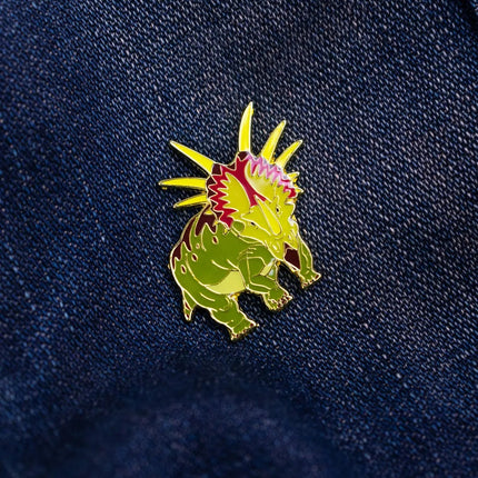Styracosaurus Enamel Pin (Styracosaurus albertensis)