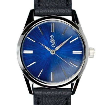 Blue Sunburst Watch