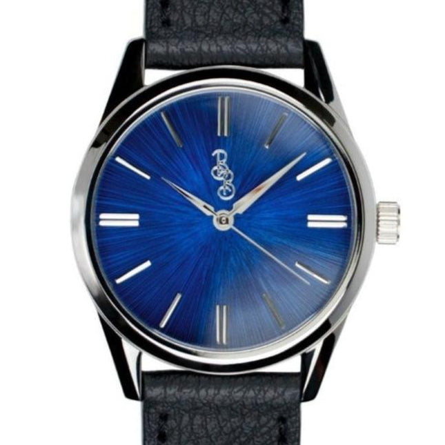 Blue Sunburst Watch