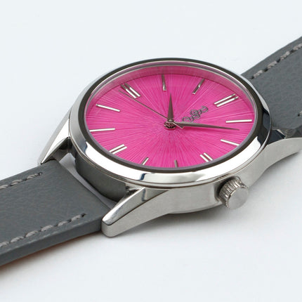 Pink Sunburst Watch