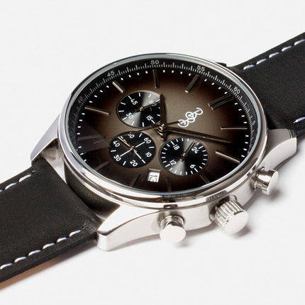 Gray Retro Chronograph