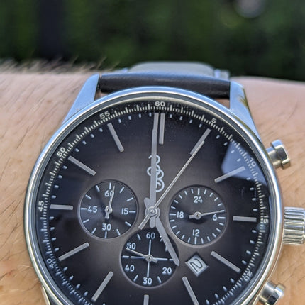 Gray Retro Chronograph