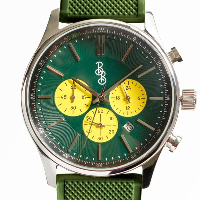 Green and Yellow Chronograph