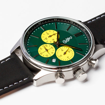 Green and Yellow Chronograph