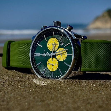 Green and Yellow Chronograph