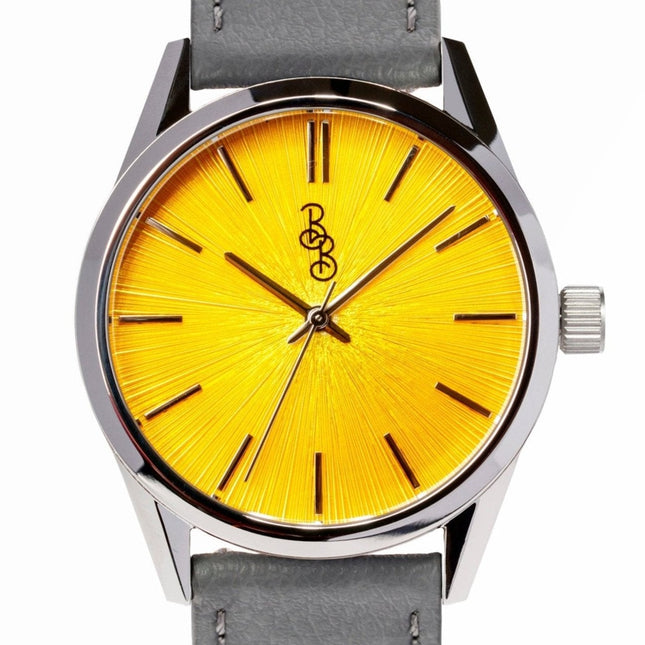 Yellow Sunburst Watch