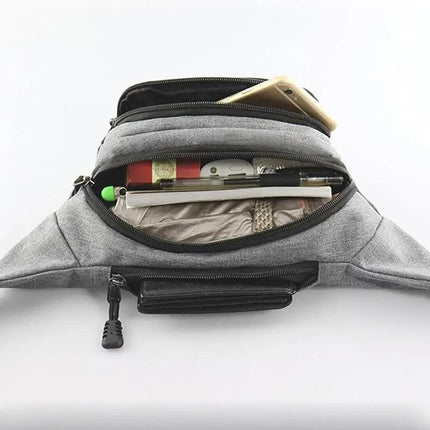 Unisex Casual Chest Belt Simple Waist Bag Adjustable Fanny Pack Pouch Outdoors Traveling Bag