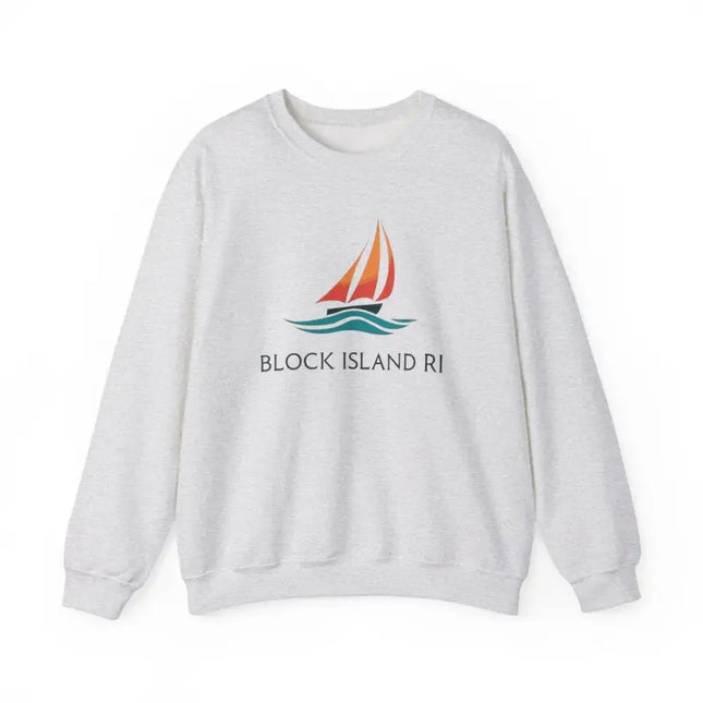 Ocean State Styles Sweatshirt Block Island Sailboat Design