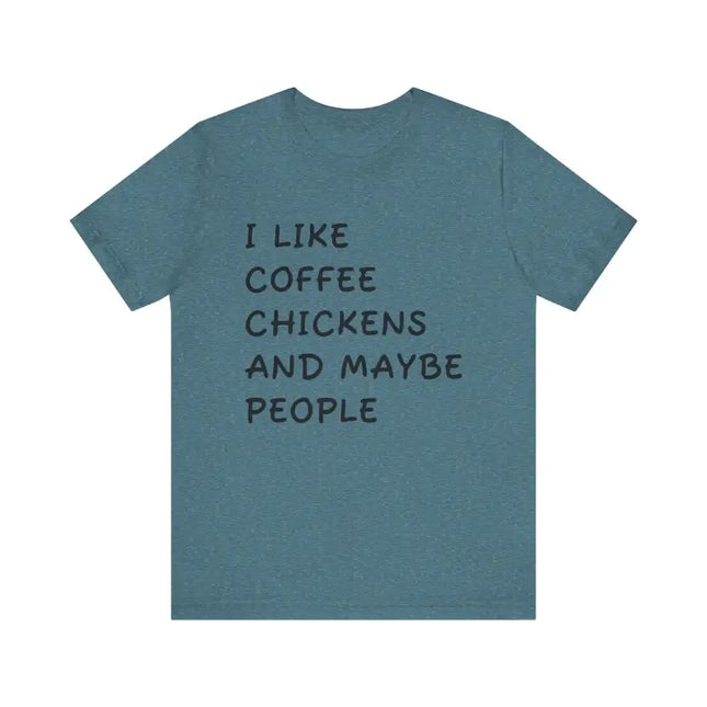 Ocean State Styles T Shirt Funny Coffee Chickens Unisex