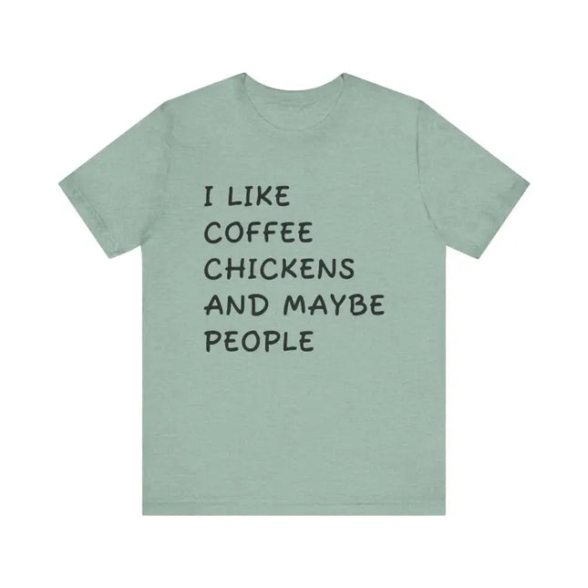 Ocean State Styles T Shirt Funny Coffee Chickens Unisex